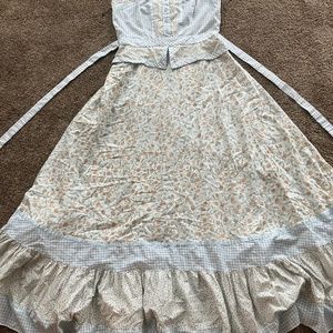 Gunne sax vintage 13 calico gingam dress